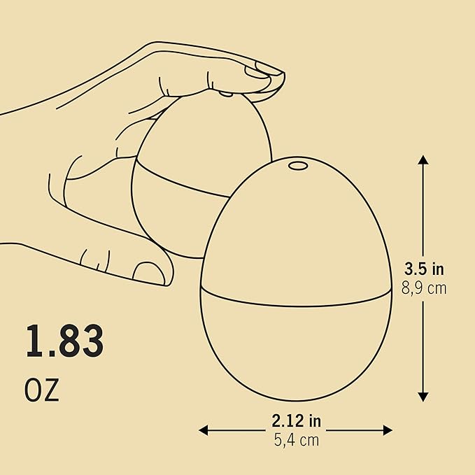Moose BeepEgg – Egg Timer for Boiling Eggs – Musical Egg Cooker for Soft, Medium, Hard Boiled Eggs – Food Safe – Singing Floating Egg Timer – Egg Cooker for 3 Levels of Doneness - Brainstream