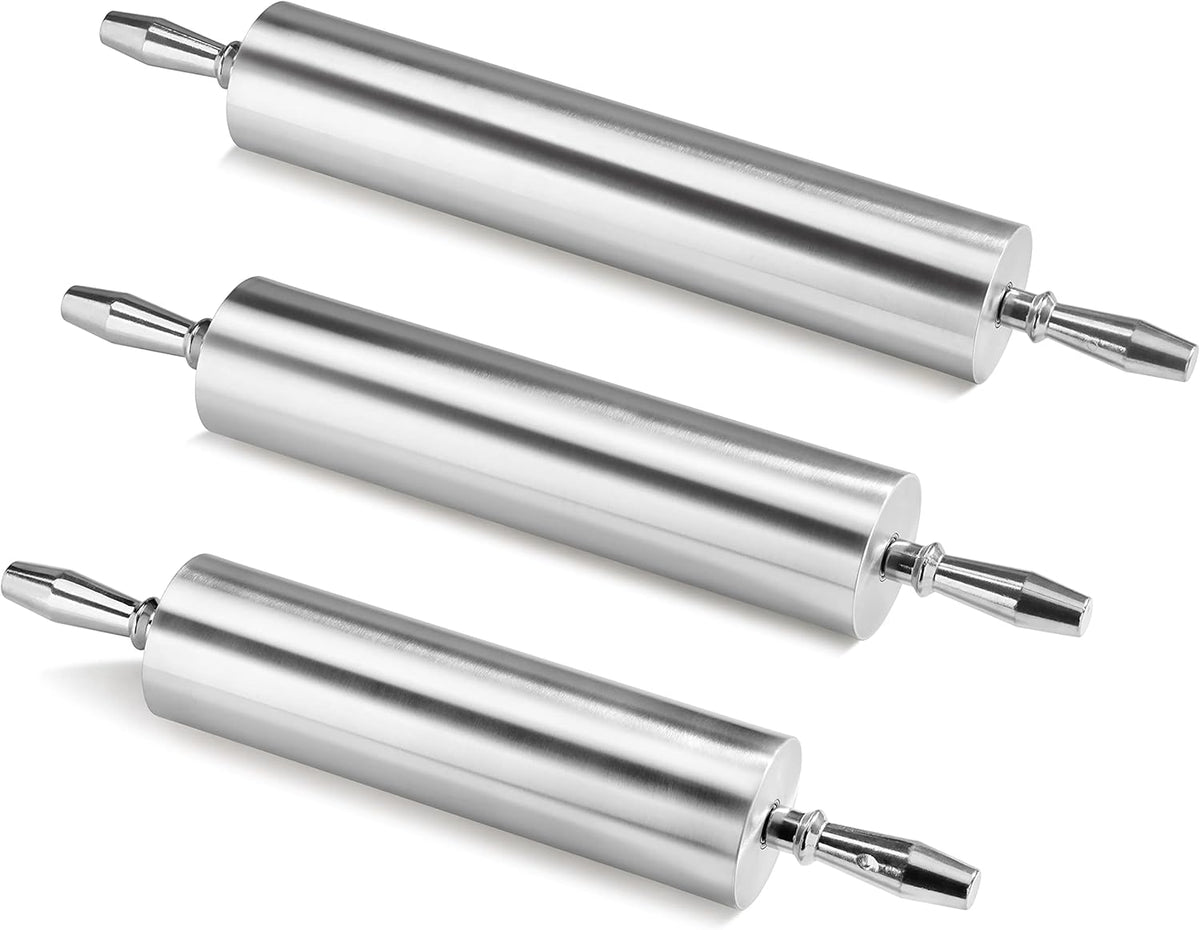 New Star Foodservice - Extra Heavy Duty Restaurant Aluminum Rolling Pin (15-Inch)
