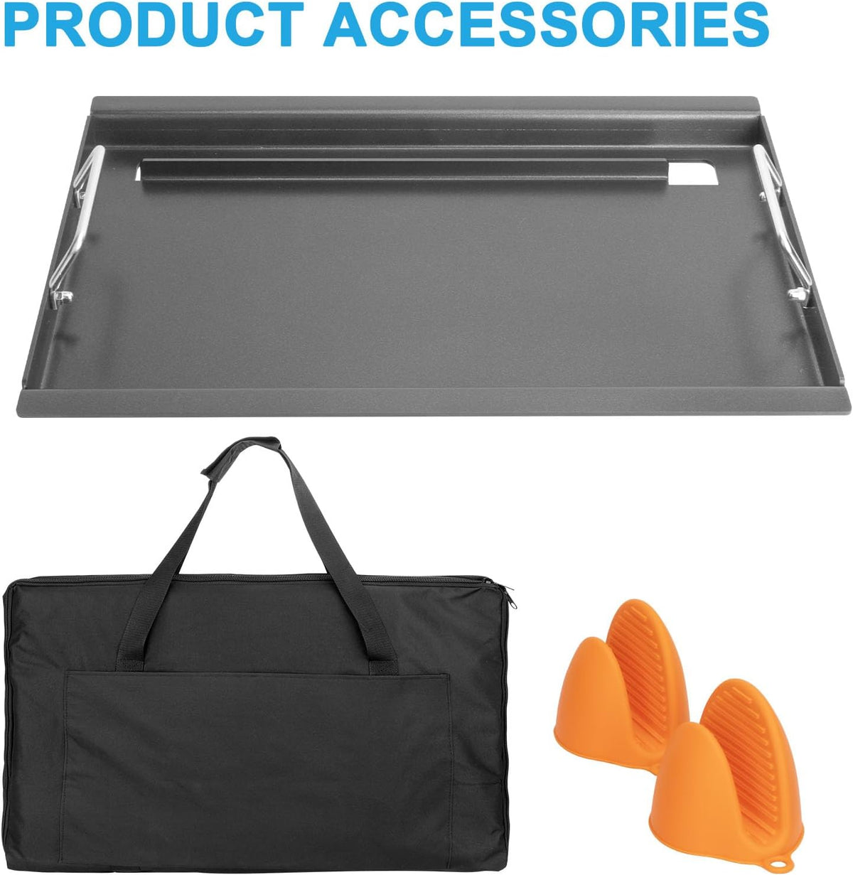 Full Size Griddle for Weber Old Spirit 200 Series Grills, Flat Top Griddle for Spirit E/S 200 & 210 Side Control Panel, Spirit 500, Genesis Silver A Gas Grills, Replace for 7521 7522 7523 65904 65905