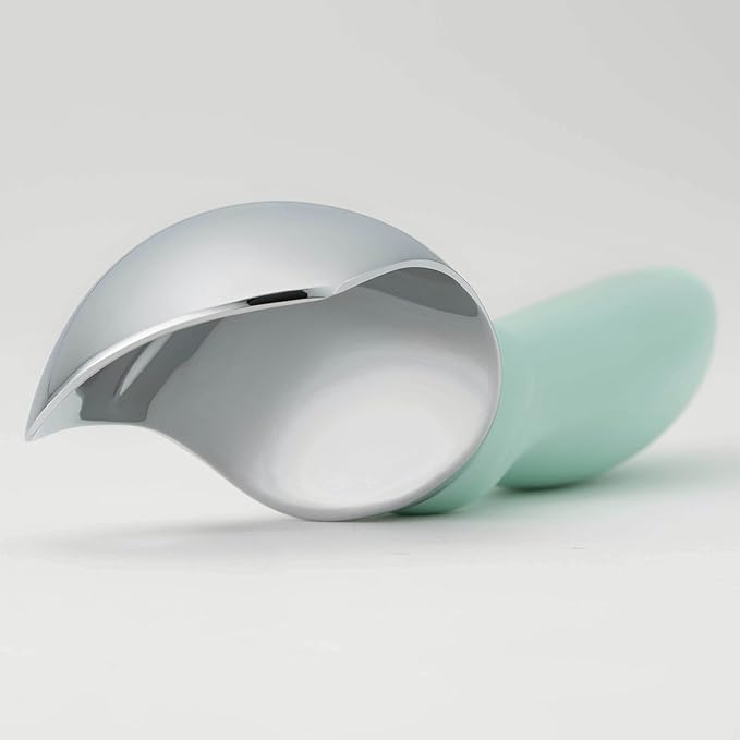 Spring Chef Heavy Duty Metal Ice Cream Scoop - Dishwasher Safe Ice Cream Scooper - Commercial Icecream Scoop Spade - Professional Kitchen Gadgets for Gelato, Melon, Sundae - Cookie Spoon - Mint