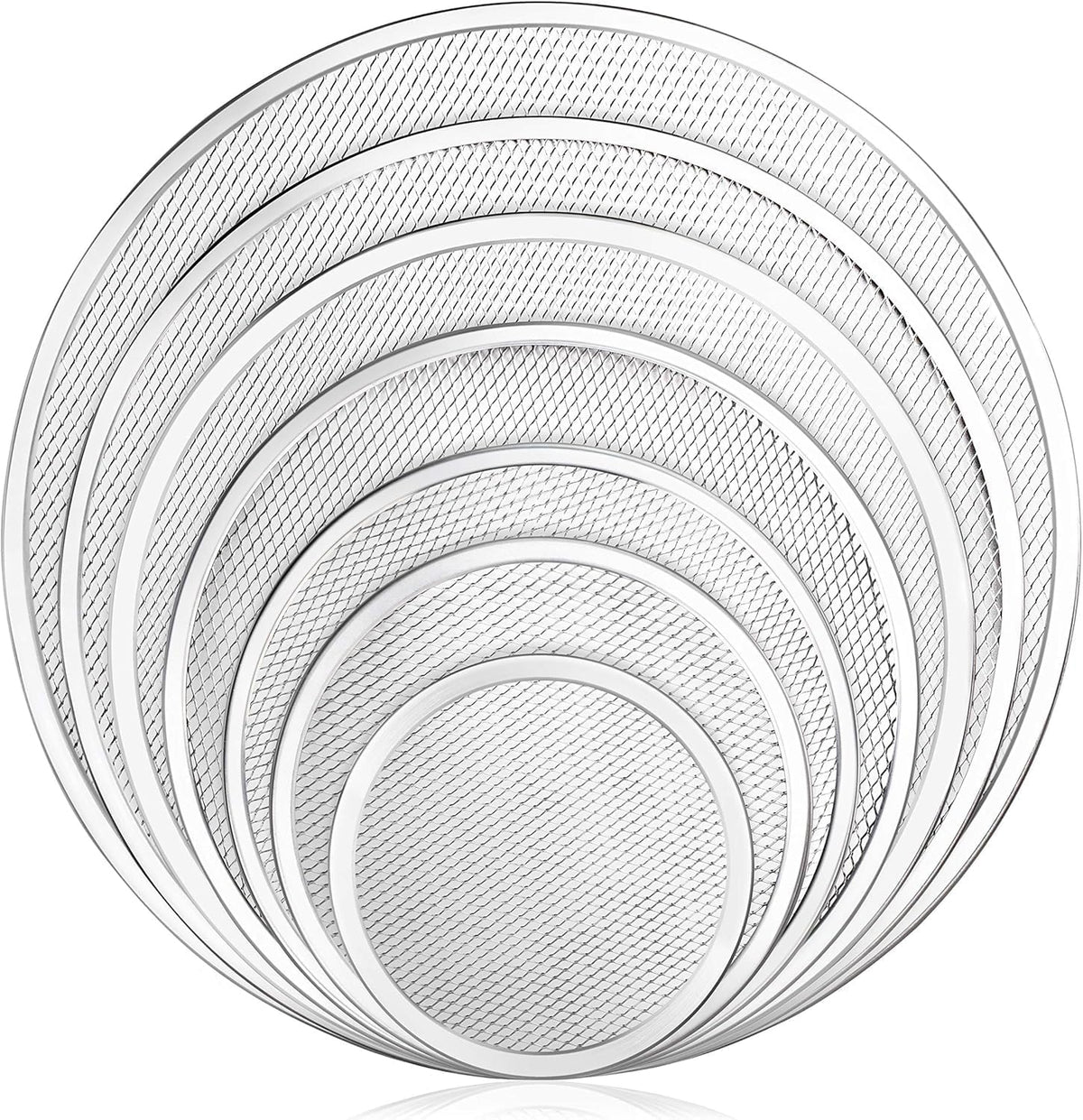 9-inch Aluminum Pizza Screen | Commercial Grade Pizza/Baking Screen for Oven | Pizza Baking Tray for Home And Restaurant | Round, Aluminum, 9-inch [1PK]