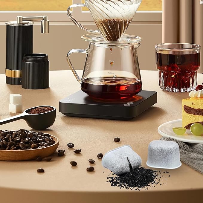 12 Pack Water Filter Inserts Compatible with Ninja Luxe Cafe Accessories
