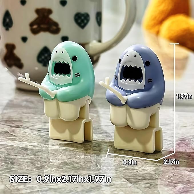 Creative Shark Shape Tea Infuser, Loose Leaf Tea Strainer, Funny Animal Shaped Tea Filters Gift for Tea Drinkers Shark Accessories Tea Lovers Accessory ﻿