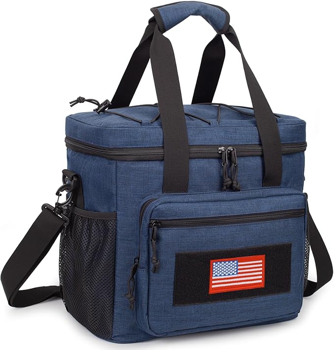 ATRIPACK Lunch Box for Men, Tactical Lunch Bag MOLLE Webbing Leakproof Insulated Lunchs Cooler Women Adult Meal with Adjustable Shoulder Strap Lunch Pail