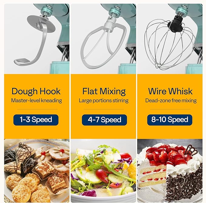 VIVOHOME 6 in 1 Multifunctional Stand Mixer with Electric 5 Trays Food Dehydrator Machine