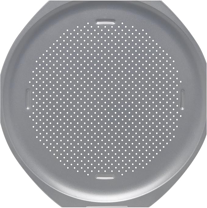 Farberware Insulated Nonstick Bakeware 15.5-Inch Round Pizza Pan, Light Gray