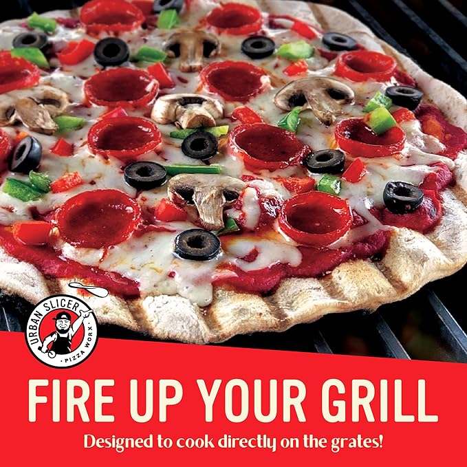 Urban Slicer Pizza Worx, Outdoor Grilling Pizza Dough Mix, Make-At-Home Dough Kit, Crispy Thin Crust, 2 Bags, 13.4 oz Each, Makes 4 Crusts