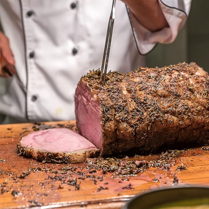Ergo Chef Prodigy Series 12-Inch Razor-Sharp Meat Slicing Knife – High-Carbon Stainless Steel Blade, Non-Slip Ergonomic Handle for Brisket, Turkey, Ham, and Prime Rib Cutting
