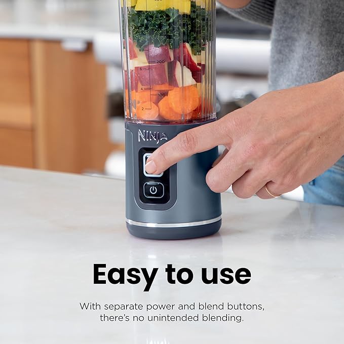 Ninja Blast Portable Blender, Cordless, 18oz. Vessel, Personal Blender For-Shakes and Smoothies, BPA Free, Leakproof-Lid and Sip Spout, USB-C Rechargeable, Dishwasher Safe Parts, Lavender, BC151ML